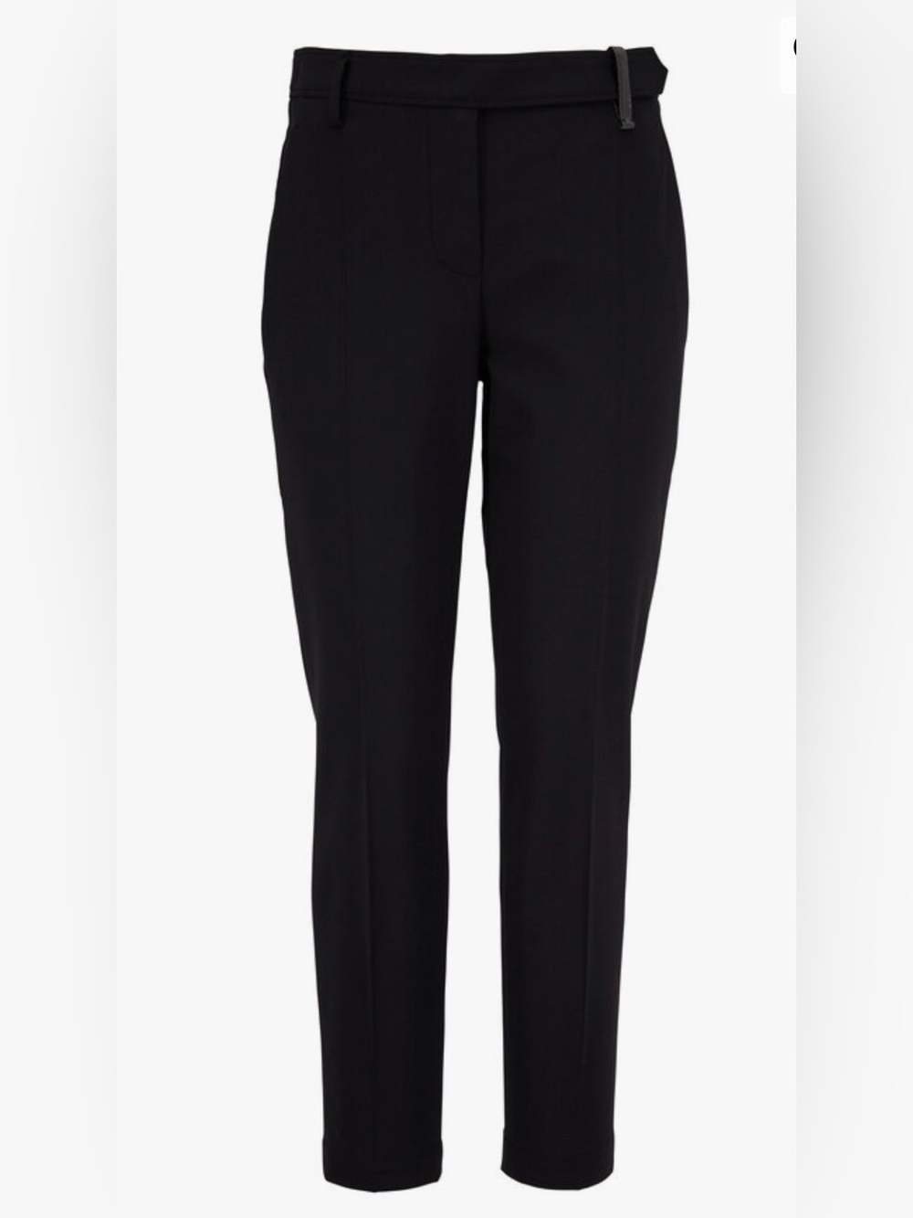 Brunello Cucinelli Black Tailored Slim Trousers